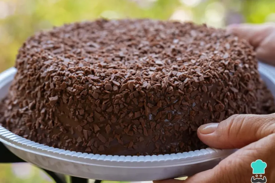 Bolo de Chocolate com Brigadeiro